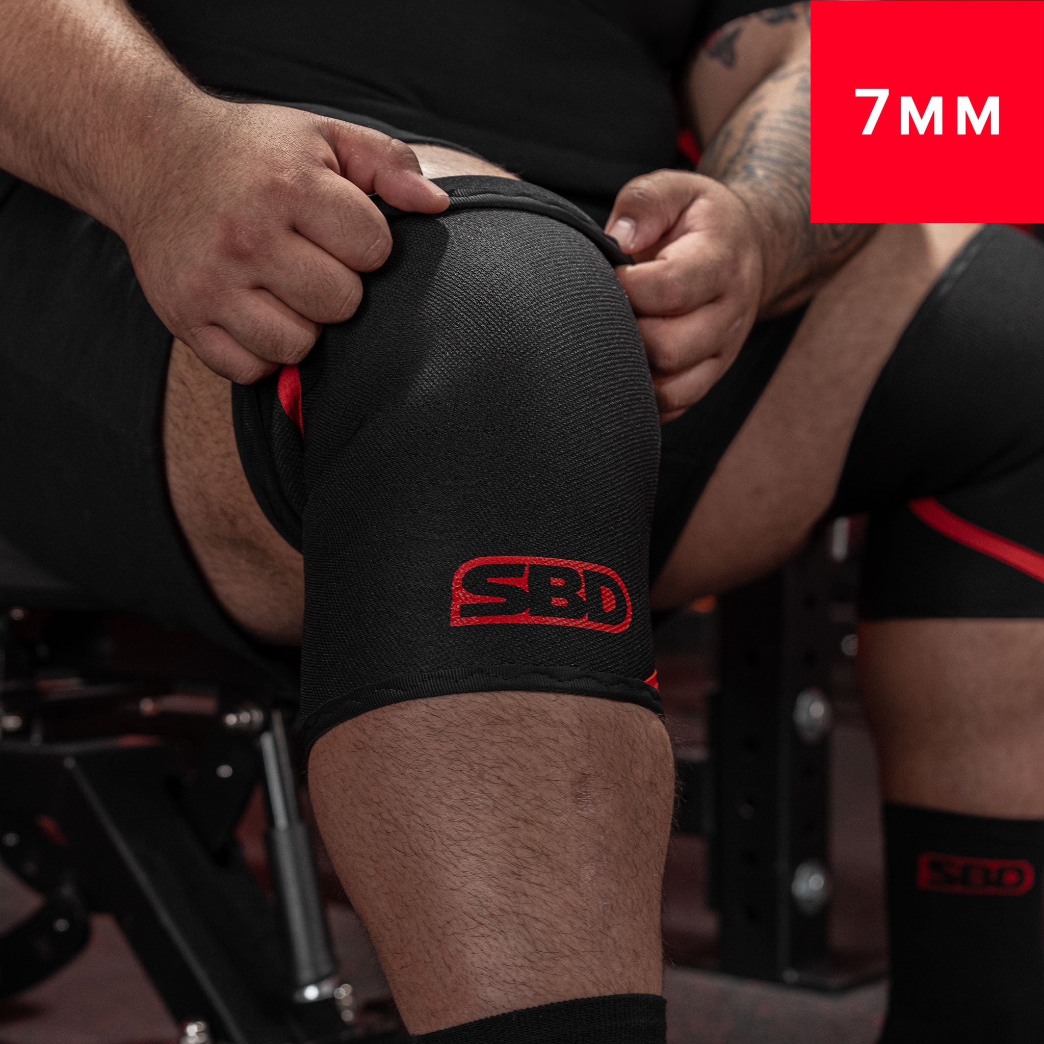 SBD 7mm Powerlifting Knee Sleeves