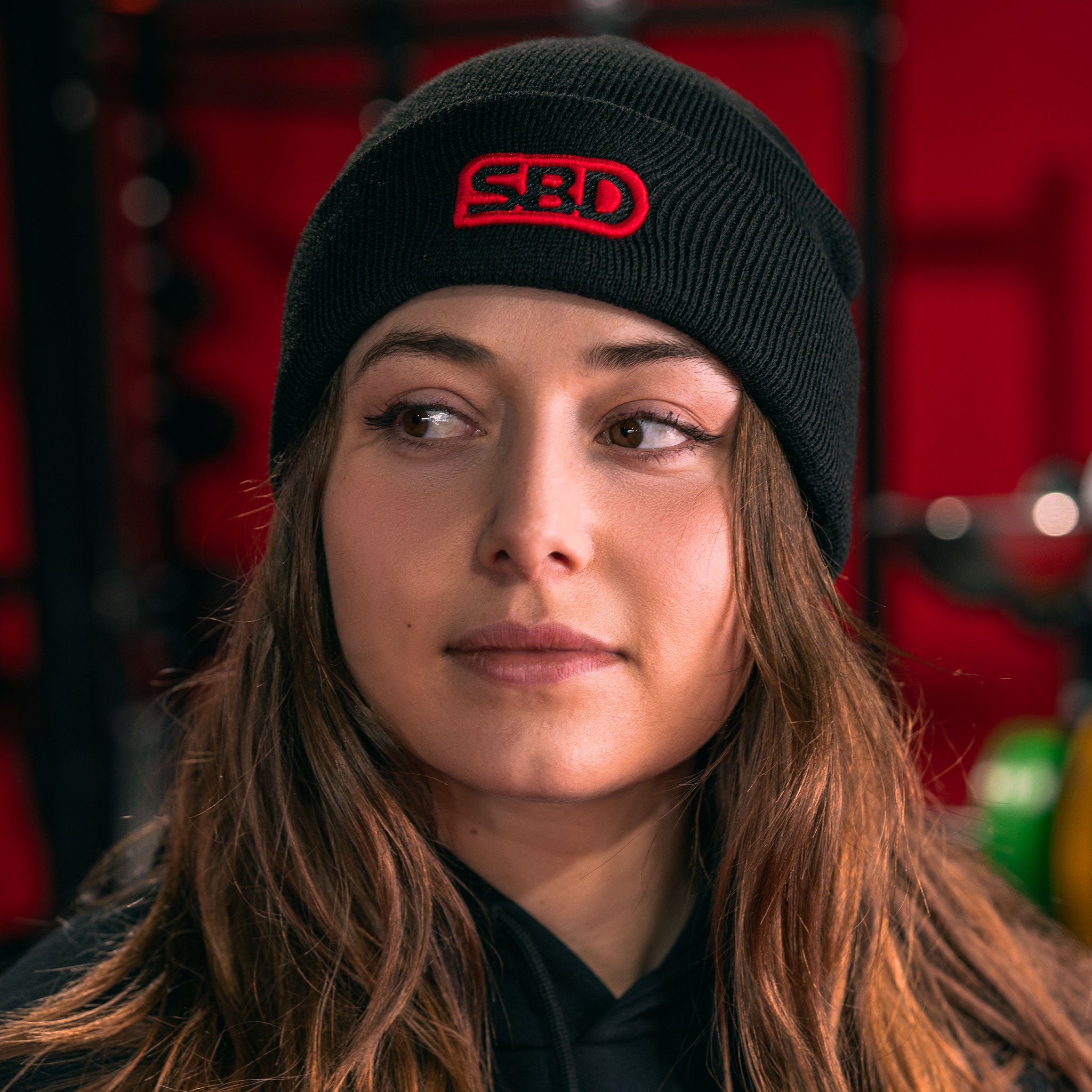 SBD Beanie schwarz mit Logo One Size Fits All