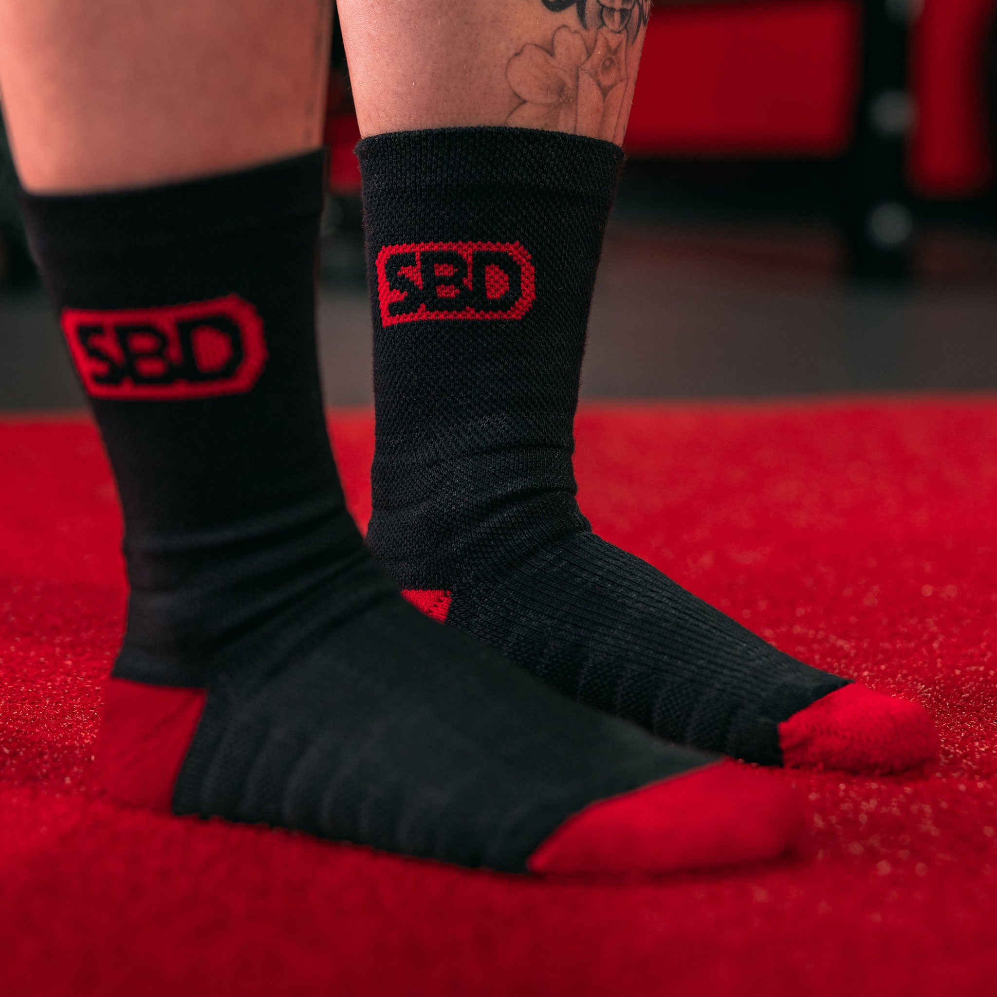 SBD Sportsocken Details Seite Fitness Socken Training Gym Powerlifting