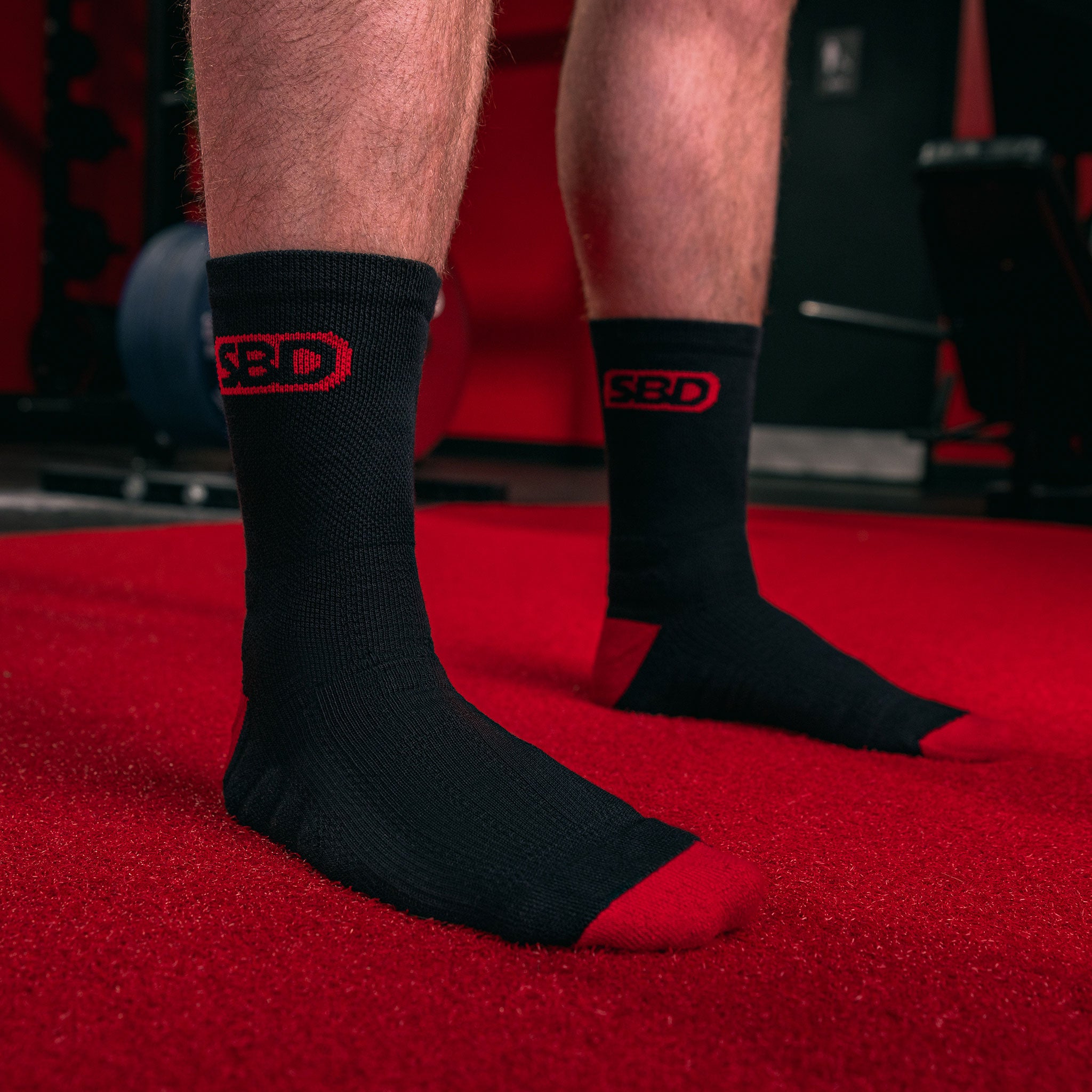 SBD Sportsocken Traktion Sohle Fitness Socken Training Gym Powerlifting