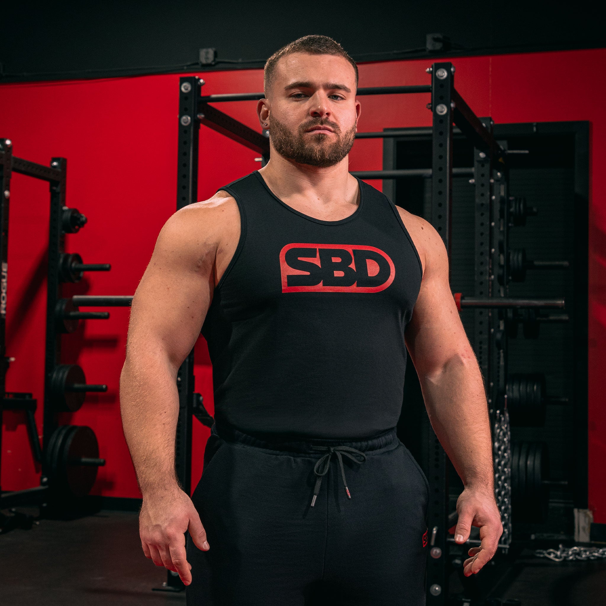 SBD Tank Top Gym Männer schwarz